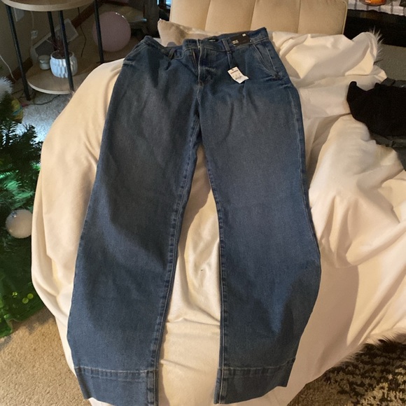 Express Jeans Wide Leg High Rise - Picture 2 of 5